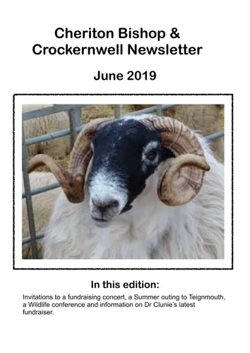 Newsletter cover: July & August 2024