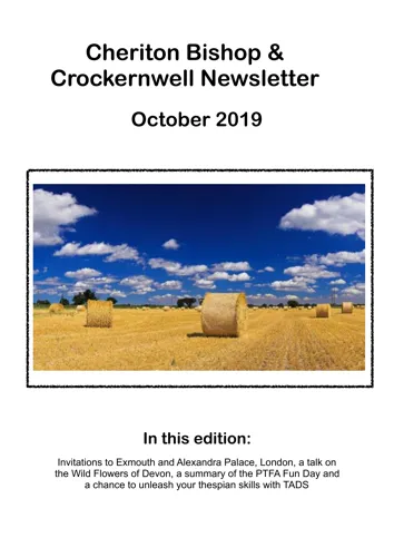 Newsletter cover: July & August 2024