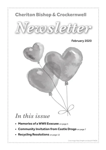 Newsletter cover: July & August 2024