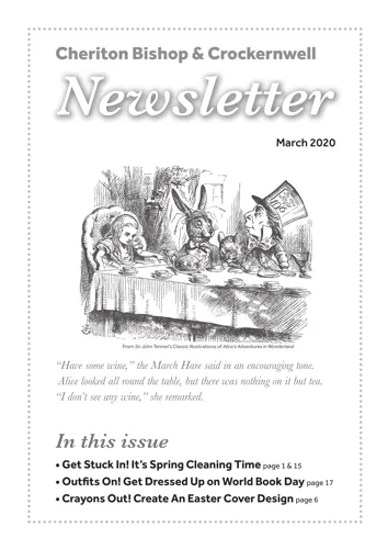 Newsletter cover: July & August 2024