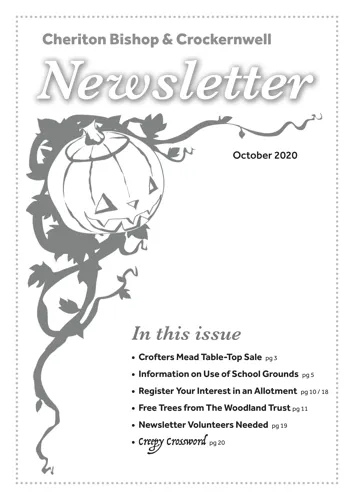 Newsletter cover: July & August 2024