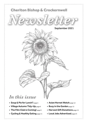 Newsletter cover: July & August 2024
