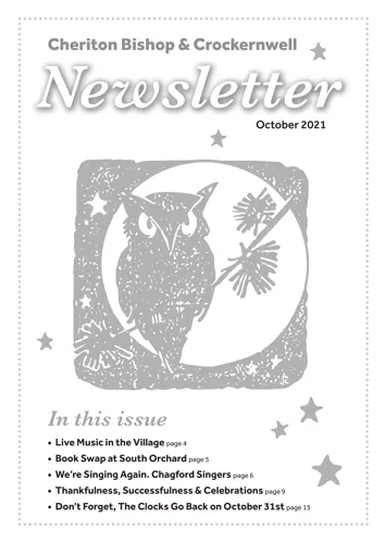 Newsletter cover: July & August 2024