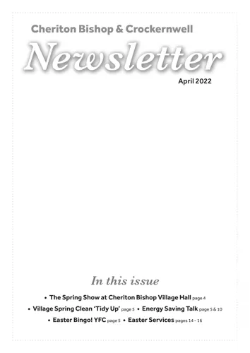 Newsletter cover: July & August 2024