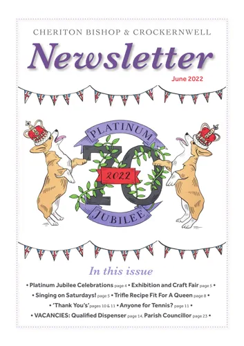 Newsletter cover: July & August 2024