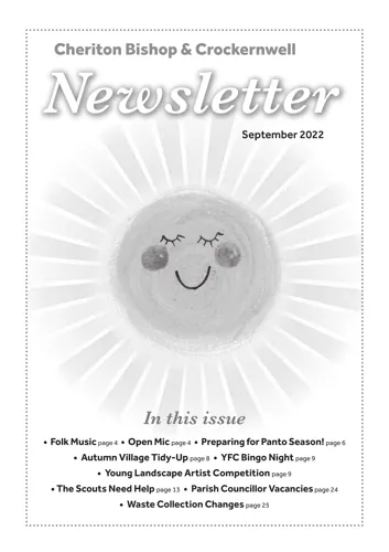 Newsletter cover: July & August 2024