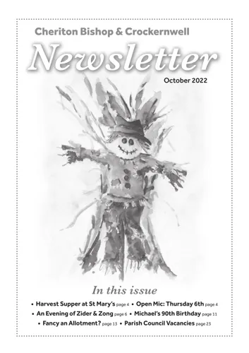 Newsletter cover: July & August 2024