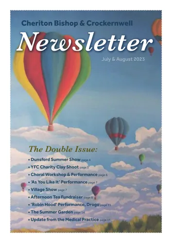 Newsletter cover: July & August 2024