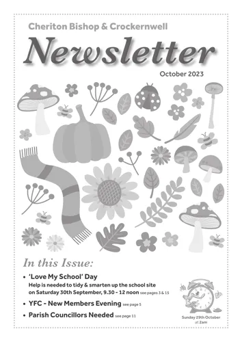 Newsletter cover: July & August 2024