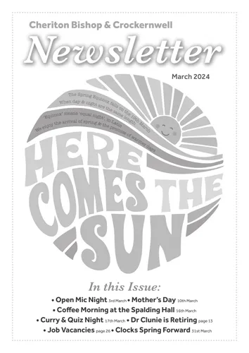 Newsletter cover: July & August 2024