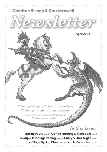 Newsletter cover: July & August 2024