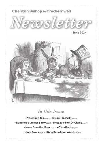 Newsletter cover: July & August 2024